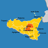 Mappa B&B Provincia di Enna
