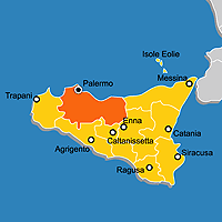 Mappa B&B Provincia di Palermo